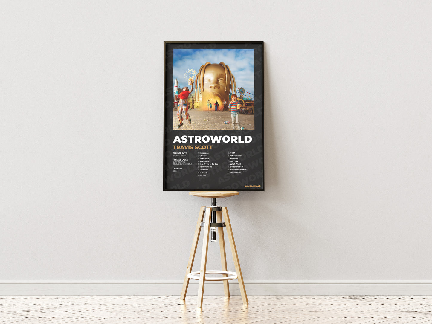 Astroworld Poster - Dark Edition (12x18 / 24x36)