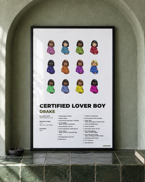Drake - Certified Lover Boy poster