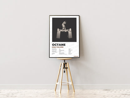 Don Toliver - Octane Poster - White Edition (Frontal Stool Mockup)