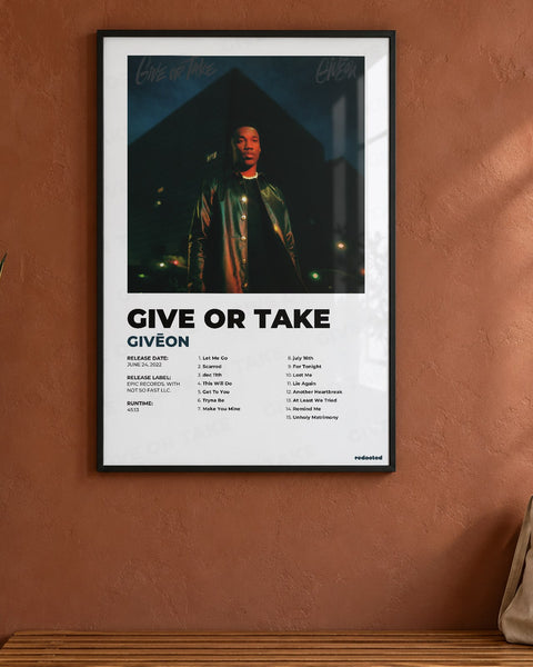 Givēon - Give Or Take poster