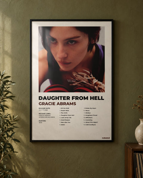 Gracie Abrams - Daughter From Hell poster