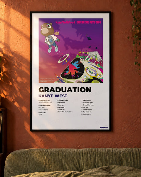 KANYE WEST - GRADUATION poster