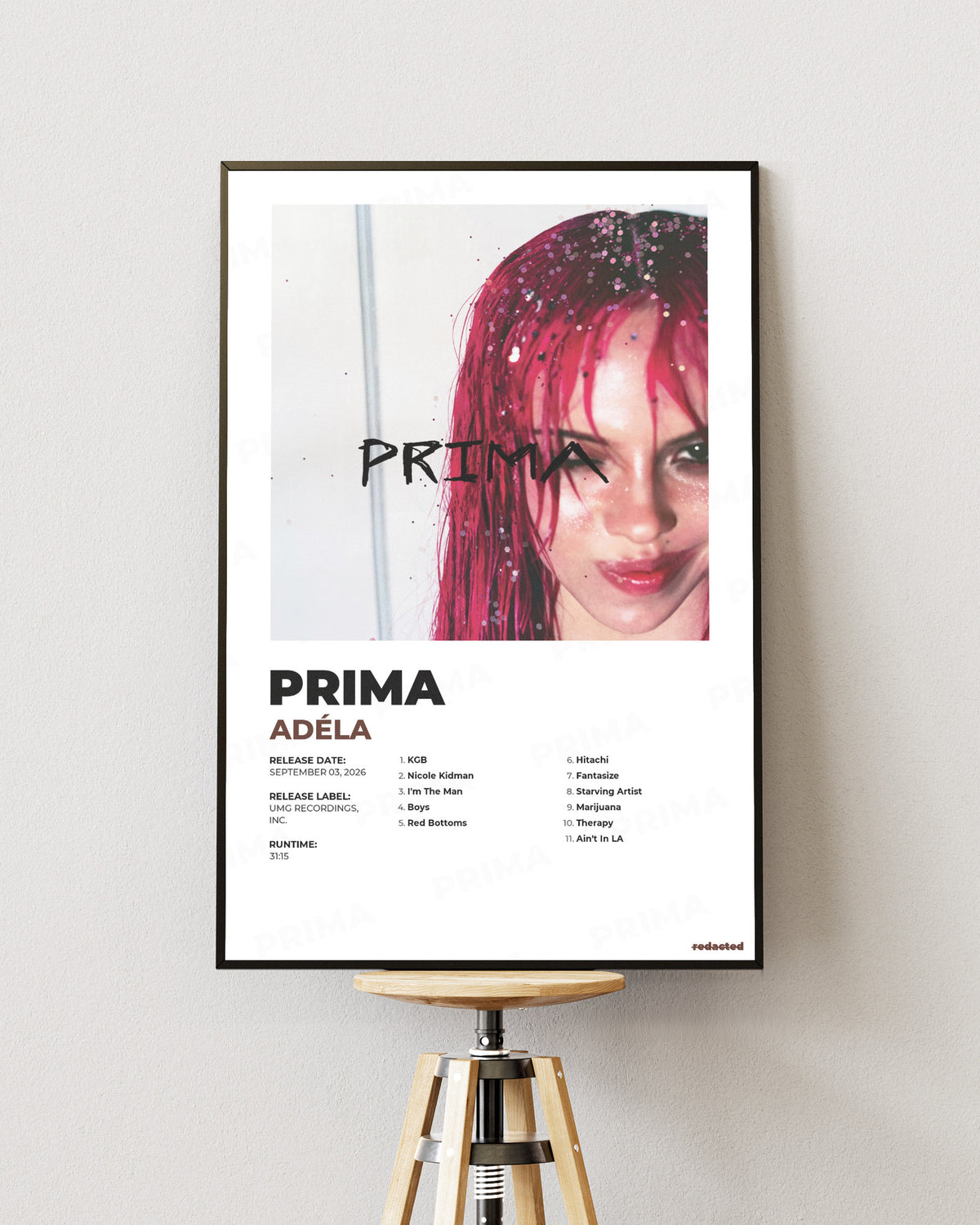 Adéla - Prima Poster - White Edition (12x18 / 24x36) - View 1