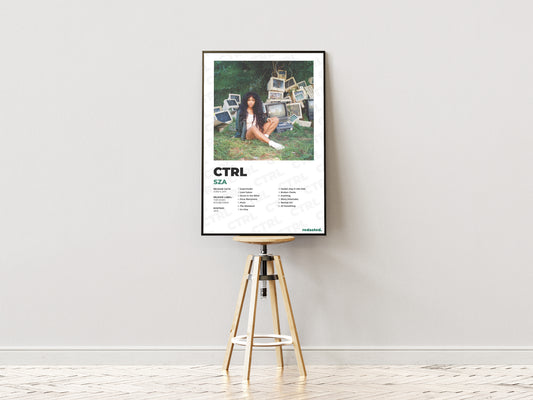 Ctrl Poster - White Edition (12x18 / 24x36)