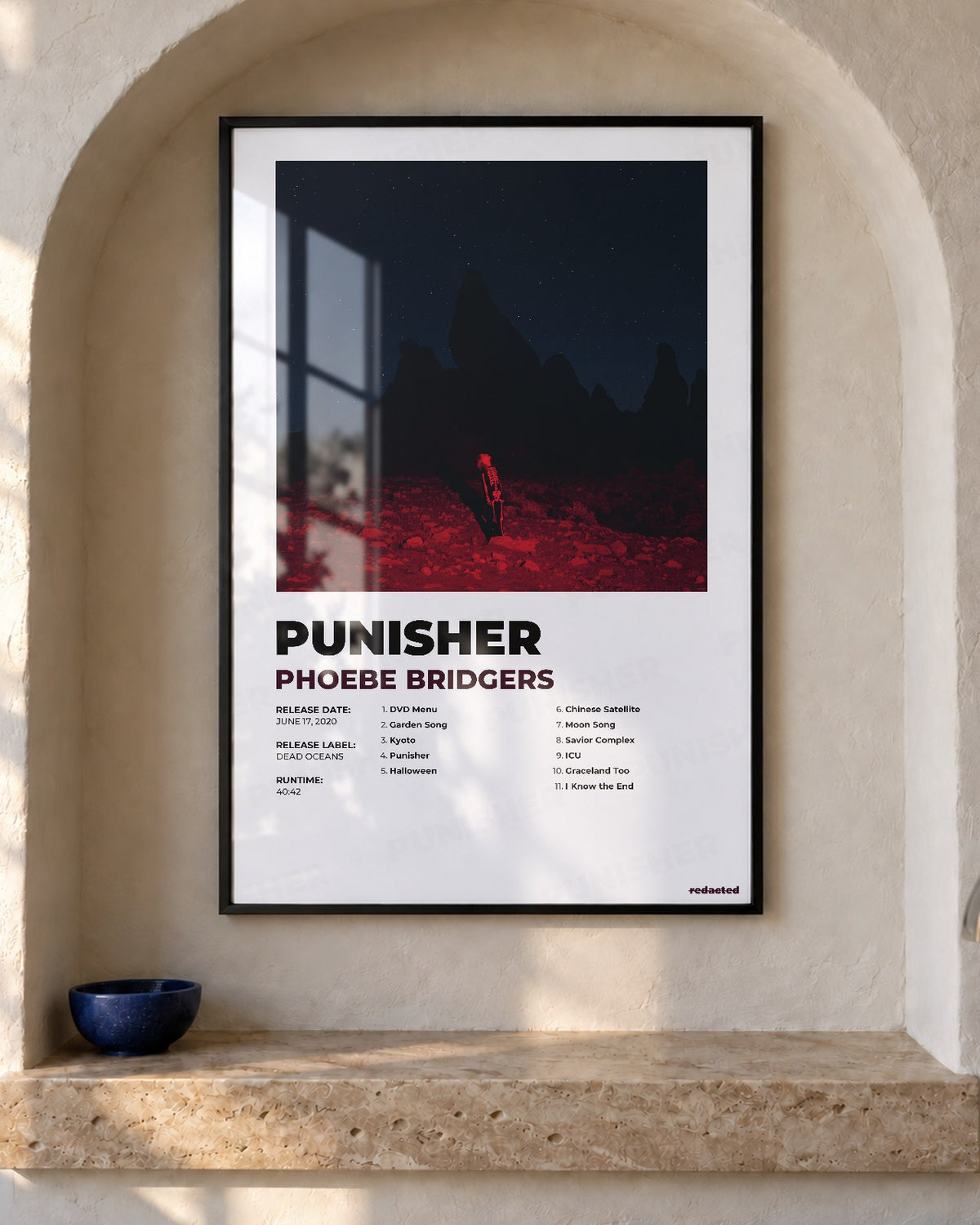 Phoebe Bridgers - Punisher Poster - White Edition (12x18 / 24x36) - Poster view