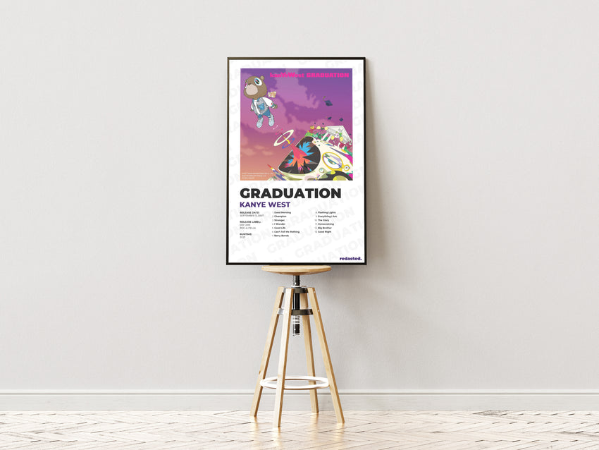 Graduation Poster - White Edition (12x18 / 24x36)