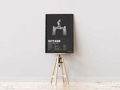 Don Toliver - Octane Poster - Dark Edition (Frontal Stool Mockup)