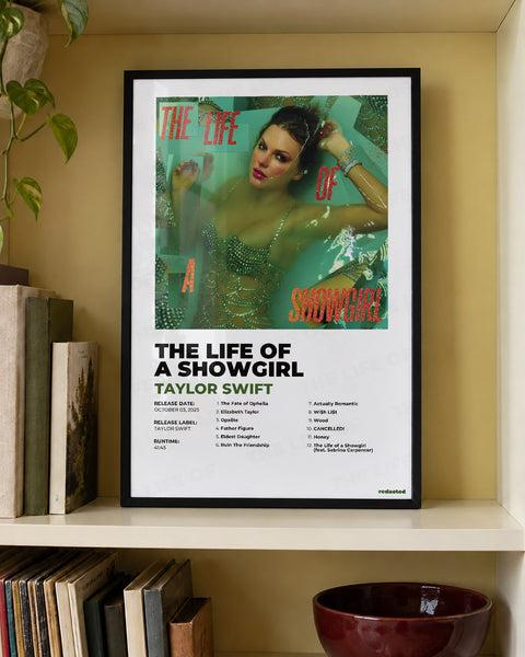 Taylor Swift - The Life Of A Showgirl poster