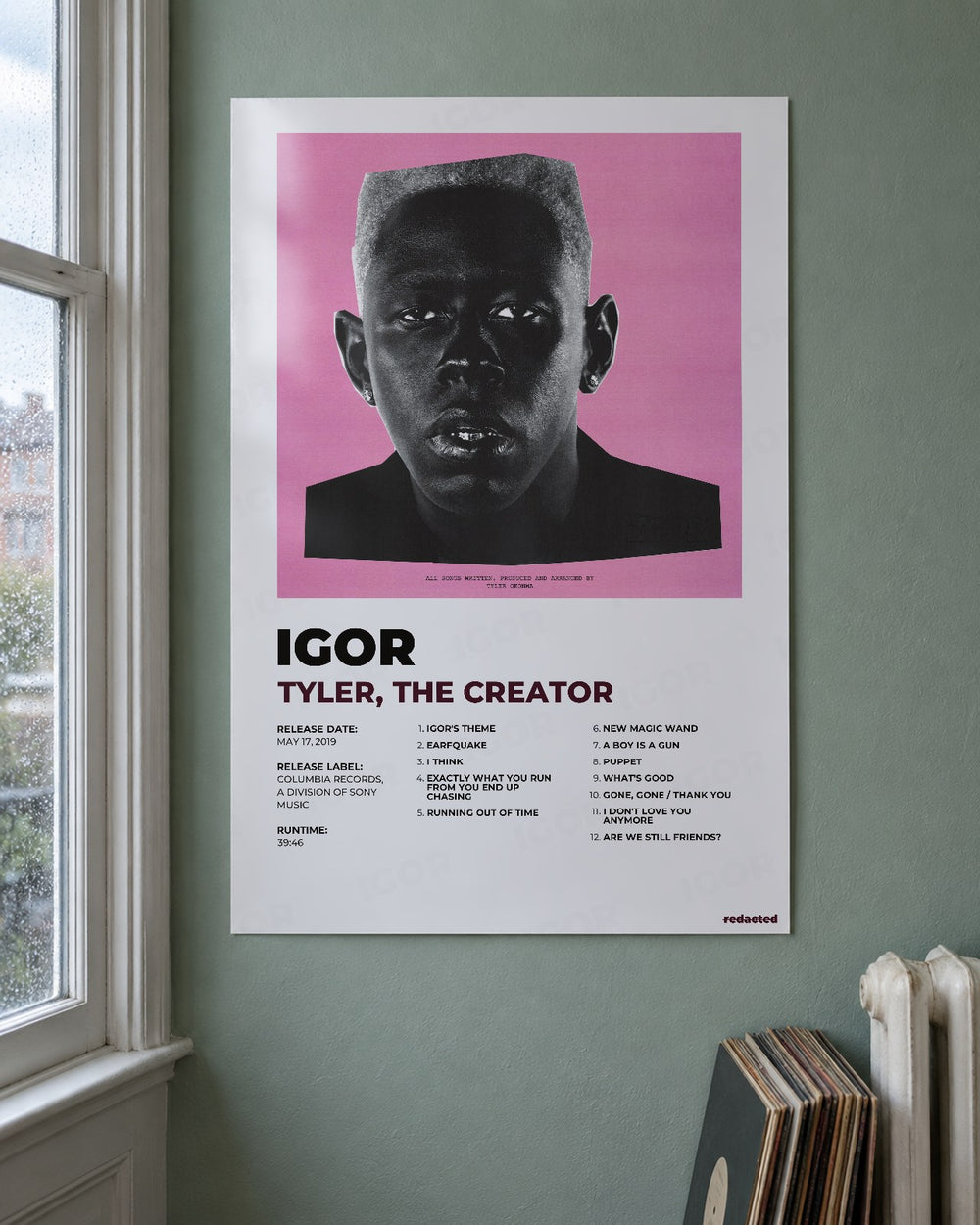 Tyler, The Creator - IGOR Poster - White Edition (12x18 / 24x36) - Poster view