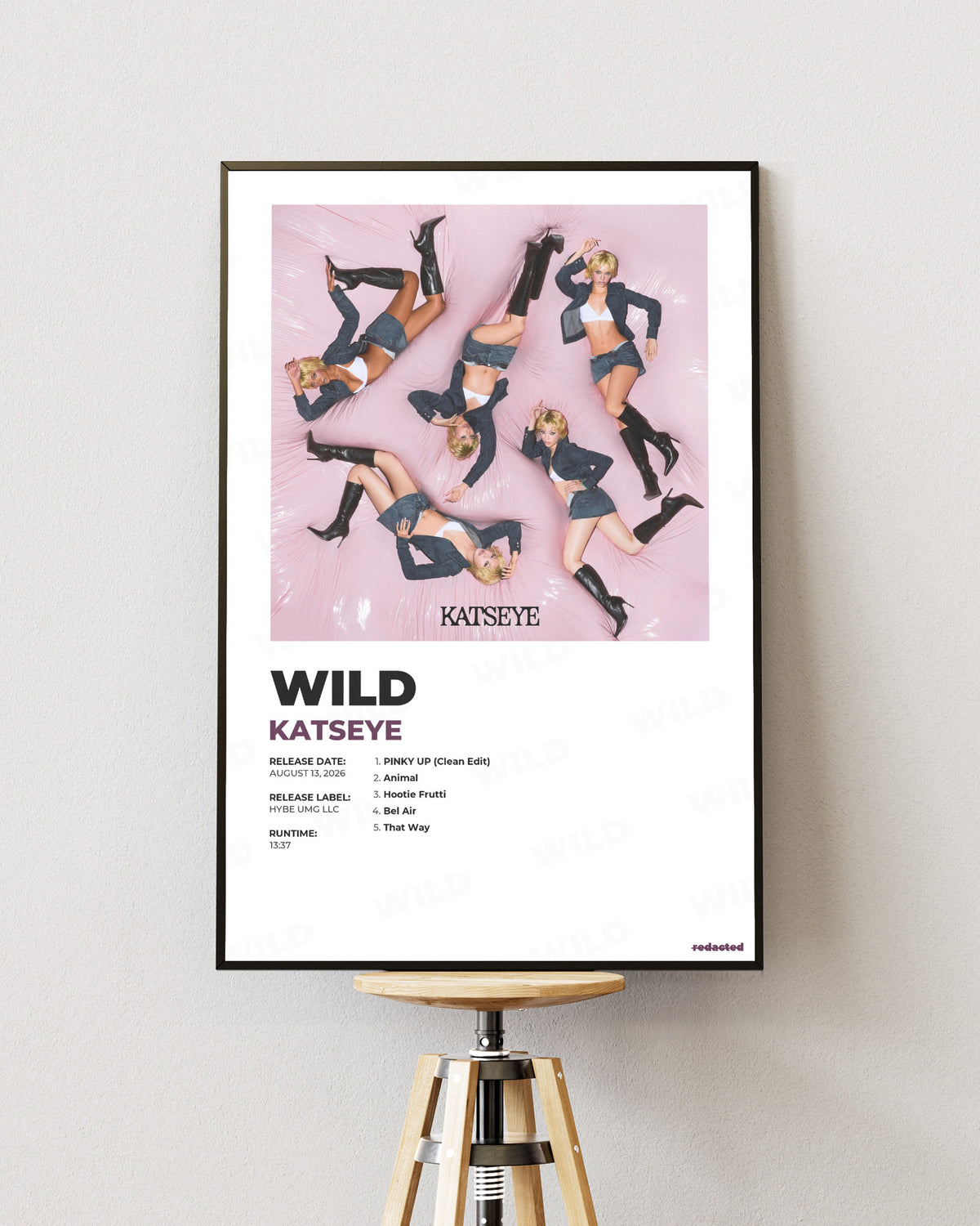 Katseye - Wild Poster - White Edition (12x18 / 24x36) - View 1